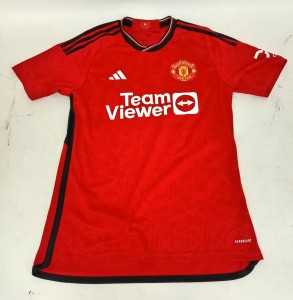Manchester United Adidas Home Shirt Red Mens M 2023-2024 Good Condition for sale on Ebay
