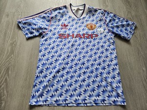 Mens adidas Manchester United Away football shirt 1990 - 1992 Size M for sale on Ebay