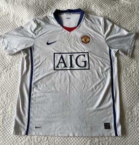 Original Authentic Nike Manchester United 2008/2009 Away Shirt Mens Large for sale on Ebay