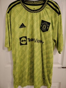 Manchester United Football Shirt Size XL Adidas 3rd Kit Green Colour for sale on Ebay