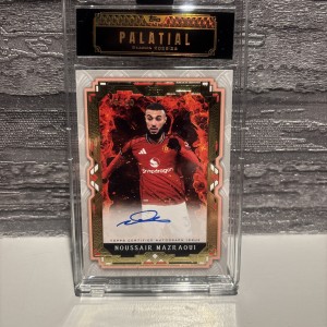 Topps Palatial Noussair Mazraoui On-Card Auto /20 – Manchester United/Morocco 🔥 for sale on Ebay