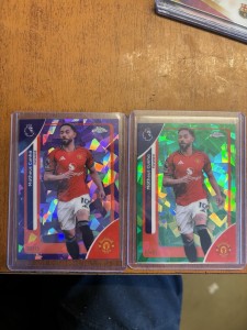 Topps Chrome Sapphire - Matheus Cunha - Manchester United - 08/15 & 93/98 for sale on Ebay