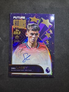 Topps Gold UCC 2024/25 Shea Lacey Rookie RC auto 34/50 Manchester United for sale on Ebay