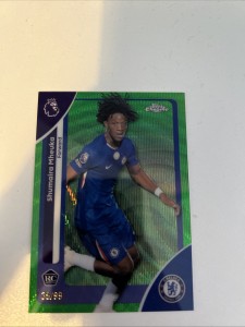 Topps Prem Chrome Shumaira Mheuka Chelsea Rookie Card 35/99 for sale on Ebay