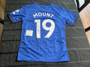 Mason Mount Autographed Chelsea Nike Soccer Jersey - BAS COA for sale on Ebay