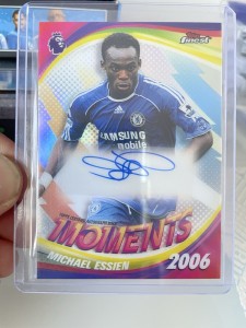 Chelsea’s Michael Essien Auto, Topps Chrome Finest Case Hit. Moments… for sale on Ebay