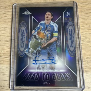 Frank Lampard Auto /75 Topps Chrome UEFA UCC 25/26 Chelsea RTG-FL Road To Glory for sale on Ebay