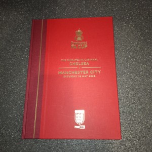 Limited Edition Fa Cup Final 2026 Man City Vs Chelsea Hardback Programme 1386 for sale on Ebay