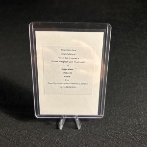 Reggie Walsh Chelsea Rookie Autograph Redemption Topps Chrome Pink for sale on Ebay