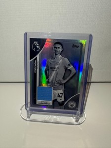 Phil Foden Manchester City Player Worn Patch /75 Topps Premier League 2025/26 for sale on Ebay