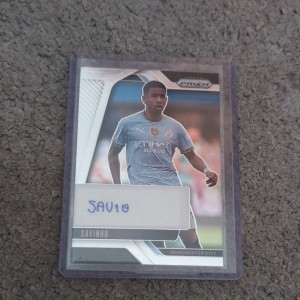 Savinho Auto Panini Prizm Premier League Manchester City Autograph for sale on Ebay