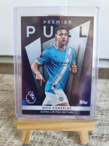 Topps Premier League 2025/2026 Nico Gonzalez Premier Pull Manchester City for sale on Ebay
