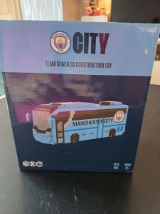 Manchester City Coach 3D Construction Bricks Toy 1224 PCS Ages 12+ New in Box for sale on Ebay