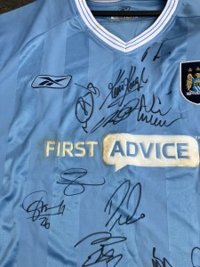 manchester city team signed shirt From 2003/04 for sale on Ebay
