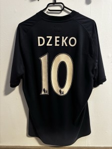 Manchester City Dzeko #10 Umbro Away Jersey Black 2011 2012 Vintage XL for sale on Ebay