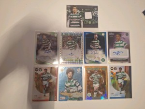 Topps Soccer Celtic Glasgow Lot 4 × Auto, Patch, Numbered for sale on Ebay