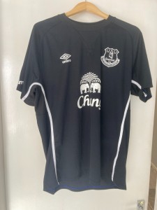 Everton short sleeve away kit 2014/15 - adult extra large for sale on Ebay