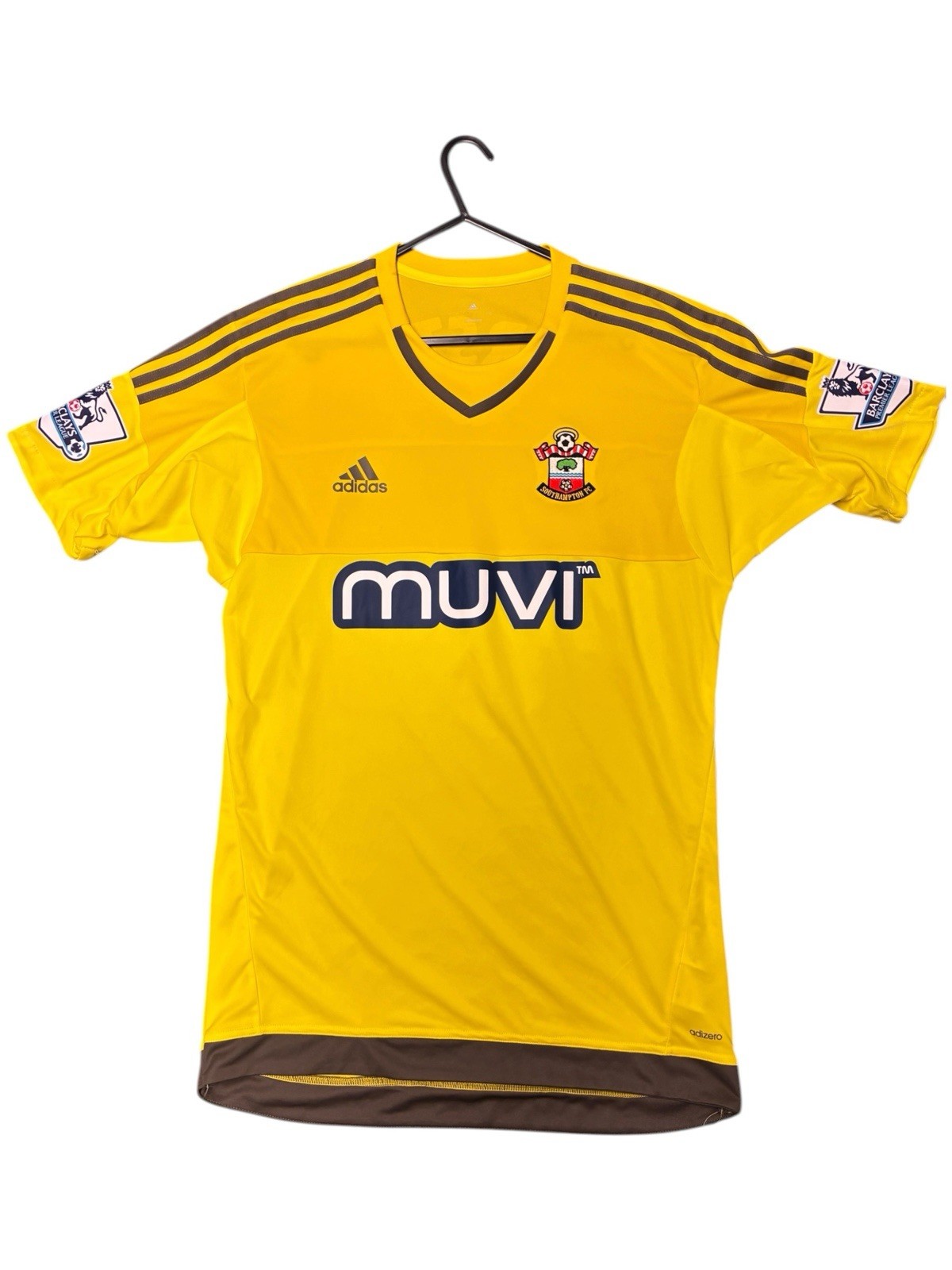Fraser Forster Southampton FC Match Worn GK Shirt Jersey Yellow 2015 2016 for sale on Ebay
