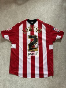 Sheffield United Match Worn Matt Lawton Shirt for sale on Ebay