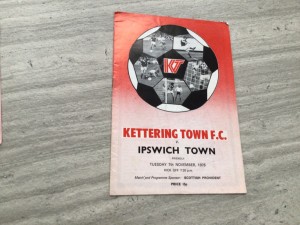 07/11/1978.    friendly.  Kettering v   Ipswich Town for sale on Ebay