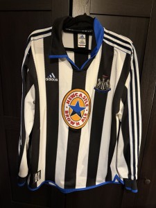 Original Adidas Newcastle United 1999/2000 Home Shirt Mens Large Long Sleeve for sale on Ebay