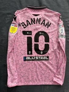 Match Worn Sheffield Wednesday Away Shirt 2021/2022 Barry Bannan for sale on Ebay