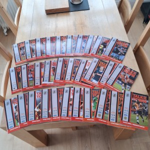 LUTON 2012/13 COMPLETE SEASON 31 HOMES INCLUDING LINCOLN & EBBSFLEET POSTPONED for sale on Ebay