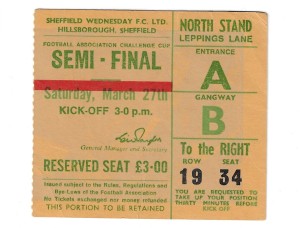 1965 FA Cup Semi-Final Leeds United v Manchester/Man Utd (27th March) - TICKET for sale on Ebay