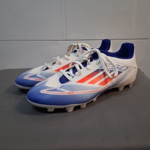 Men's ADIDAS size 10 F50 football boots WHITE,BLUE,RED colourway CG A12 for sale on Ebay