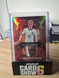 Anthony Gordon 01/10 Patch England Panini Obsidian Newcastle for sale on Ebay