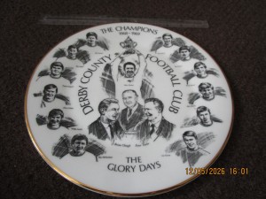 DERBY COUNTY LIMITED EDITION  COLLECTORS PLATE 1968/9 THE CHAMPIONS   ***RARE*** for sale on Ebay