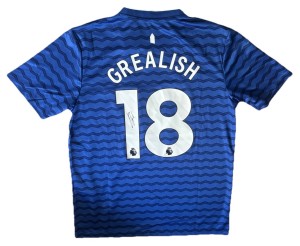 JACK GREALISH Rare Hand Signed FC Everton 2025/26 Home Football Shirt Proof/COA for sale on Ebay