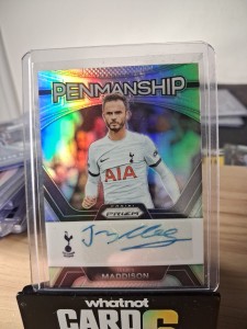 James Maddison Auto /99 Penmanship Tottenham Panini for sale on Ebay