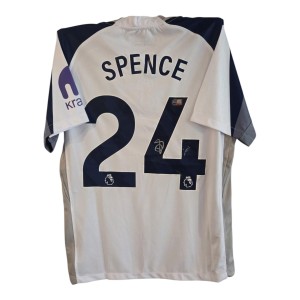Djed Spence Signed Shirt ACG Authentication Tottenham Home Spurs Kane Son for sale on Ebay