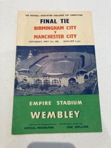 FA Cup Final Football Programme 1956 Birmingham City vs Manchester City for sale on Ebay
