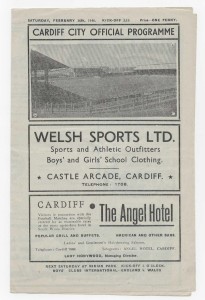 1945/46 Division 3 South Cup - CARDIFF CITY v. TORQUAY UNITED for sale on Ebay