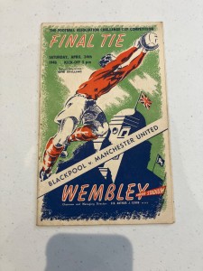 FA Cup Final Football Programme 1948 Blackpool vs Manchester United for sale on Ebay