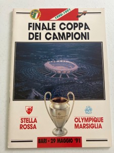 1991 European Cup Final Red Star Belgrade v Marseille Football Programme for sale on Ebay