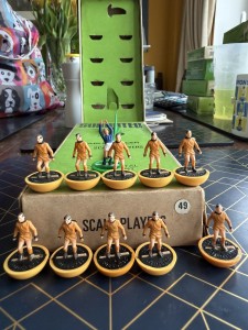 Subbuteo Heavyweight Team ref 49 wolves   with original ref sticker  for sale on Ebay