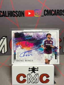 2024-25 panini impeccable Tyrone Mings on card auto /99 Aston Villa for sale on Ebay