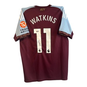 Ollie Watkins Signed Shirt ACG Authentication Proof Aston Villa for sale on Ebay