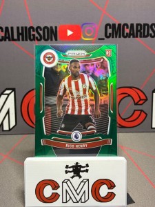 2021-22 panini prizm Rico Henry RC green /5 Brentford for sale on Ebay