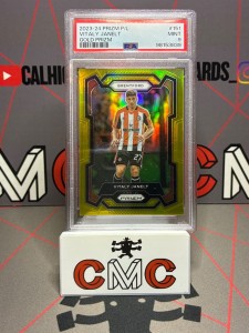 2023-24 panini prizm Vitaly Janelt gold /10 psa 10 Brentford for sale on Ebay