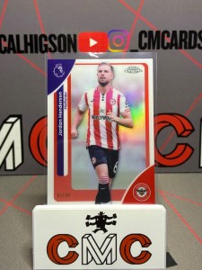 2025-26 topps chrome premier league Jordan Henderson white /30 Brentford for sale on Ebay