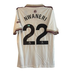 Ethan Nwaneri Signed Shirt ACG Authentication Proof Arsenal 3rd Saka Odegaard  for sale on Ebay