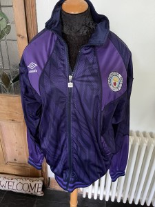 Manchester City Tracksuit Top 1993/5 Size S for sale on Ebay