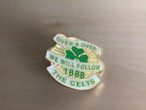 Celtic fc badge - Over and Over we will follow the Celts for sale on Ebay