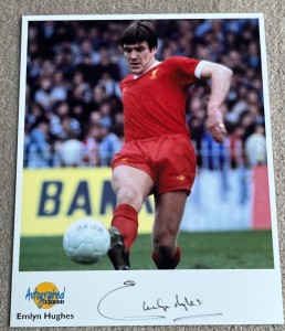 Emlyn Hughes Liverpool FC Autographed Editions card by Westminster for sale on Ebay