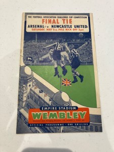 FA Cup Final Football Programme 1952 Arsenal vs Newcastle United for sale on Ebay