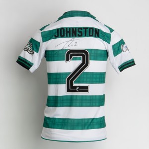 CELTIC FAMINE MEMORIAL SIGNED SHIRT – ALISTAIR JOHNSTON, NUMBER 2 for sale on Ebay